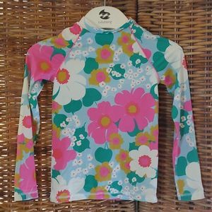 Boden UPF 40+ Rash Guard Girls Youth 9/10